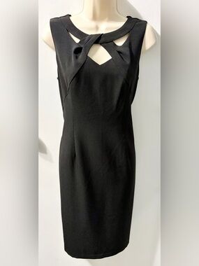 Jones Studio Black Sleeveless Midi Dress